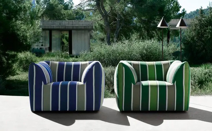 Fauteuil La Bambola Outdoor - Mario Bellini, B&B Italia